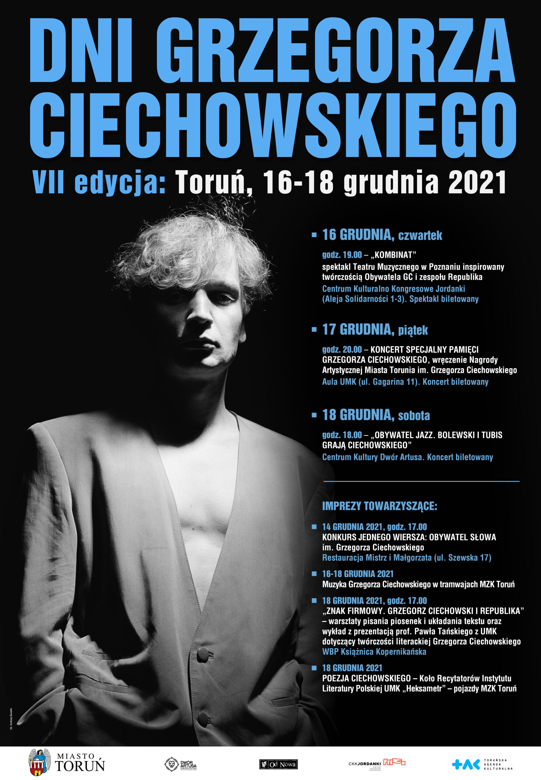 Plakat na dni G. Ciechowskiego