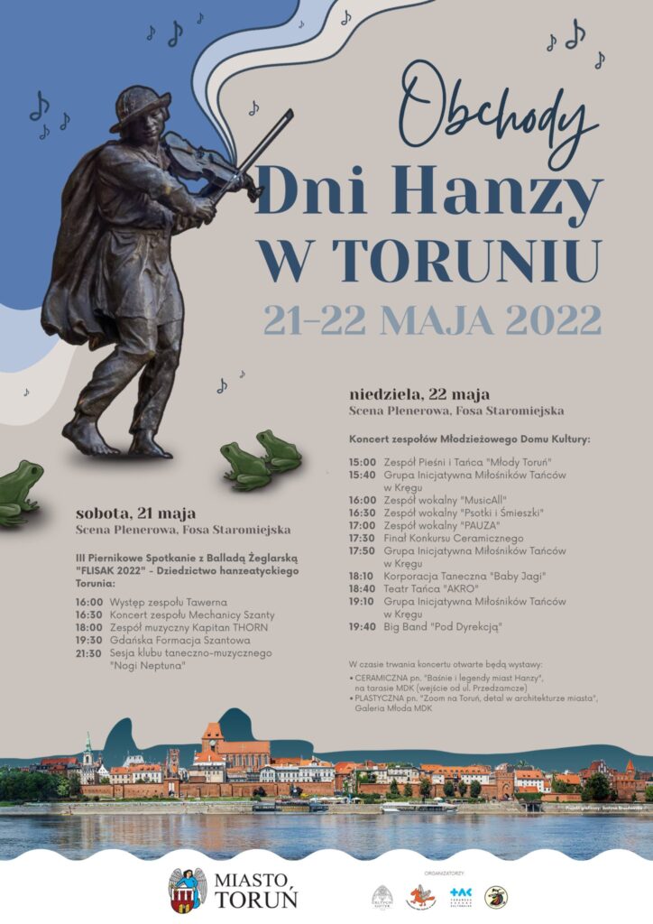 plakat Obchodów Dni Hanzy w Toruniu