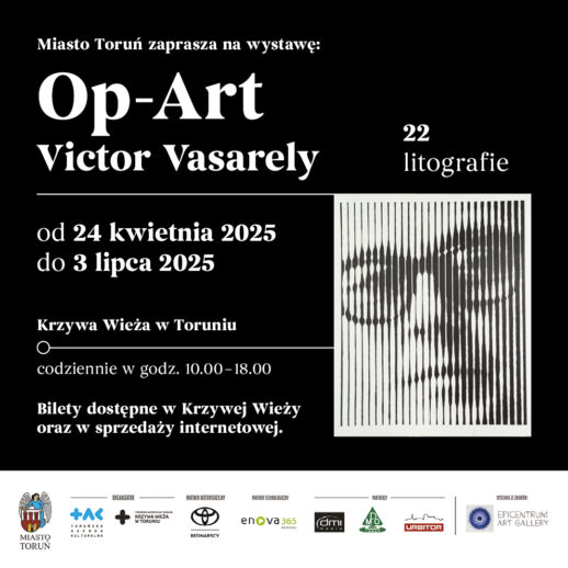 Victor Vasarely w Krzywej Wieży w Toruniu