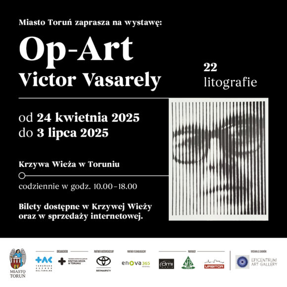 Victor Vasarely w Krzywej Wieży w Toruniu