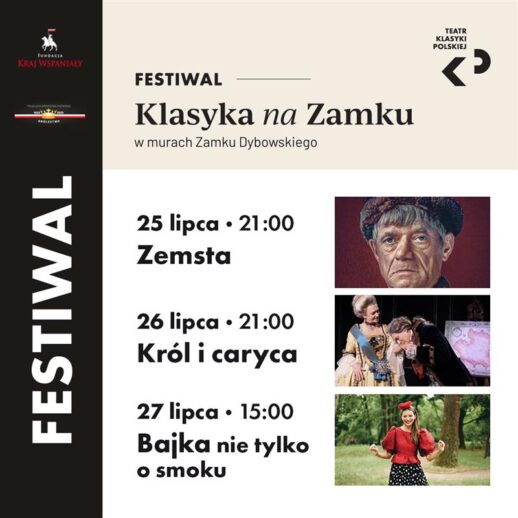 „Klasyka na Zamku” – Festiwal Teatralny na Zamku Dybowskim