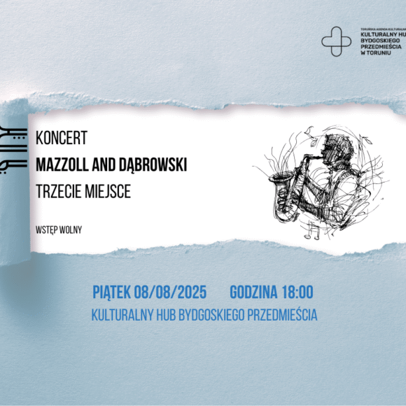 Plakat wydarzenia Koncert Mazzol and Dąbrowski.